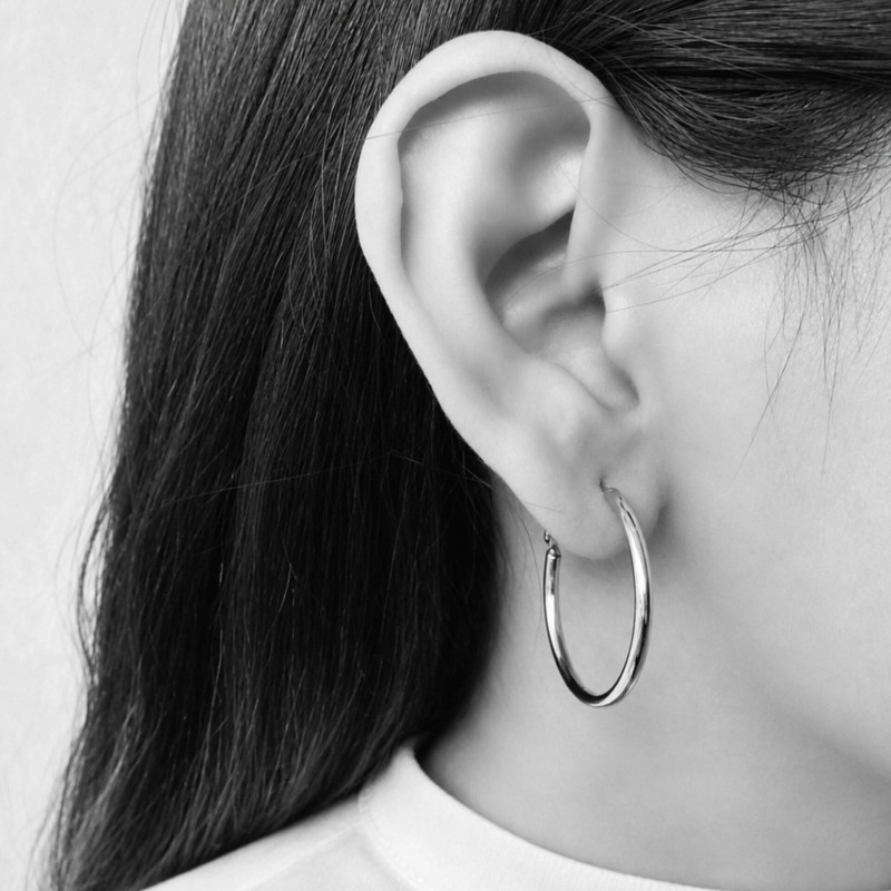 گوشواره زنانه ژوپینگ مدل دایره کد 3