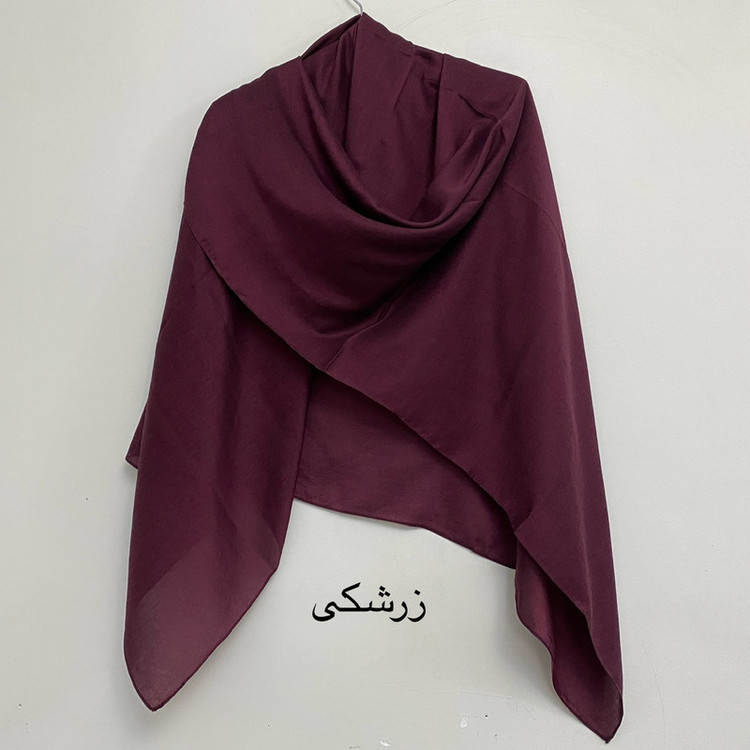 روسری زنانه مدل نخی چهارفصل قواره متوسط دور دوخت