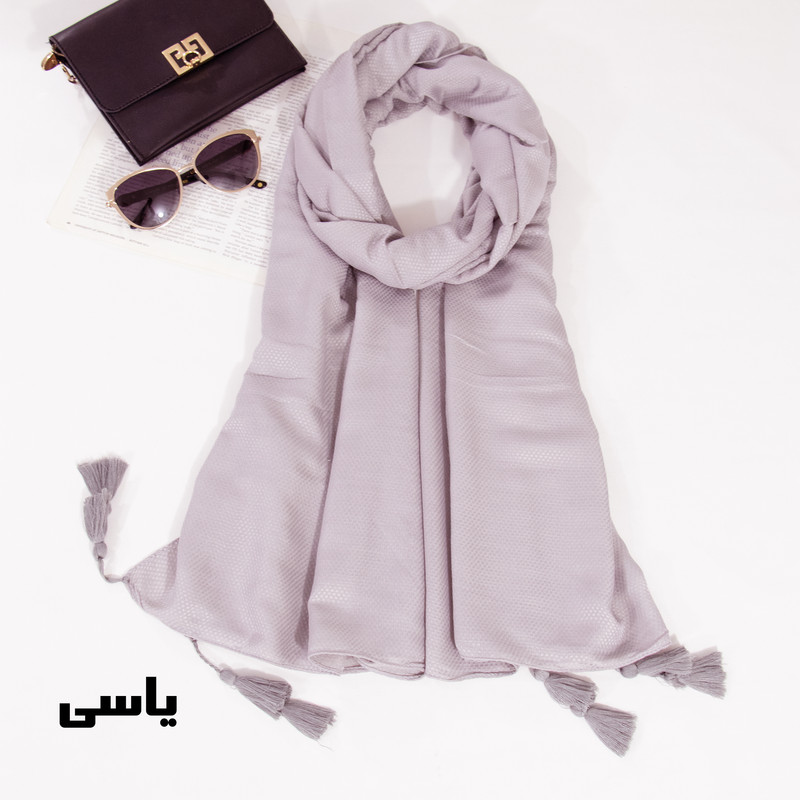 شال زنانه مدل ساده تابستانی منگوله دار خنک کد den-2260