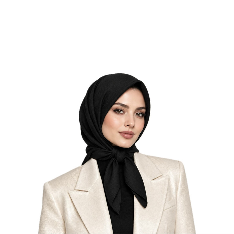 روسری زنانه نخی راه‌راه مدل E700