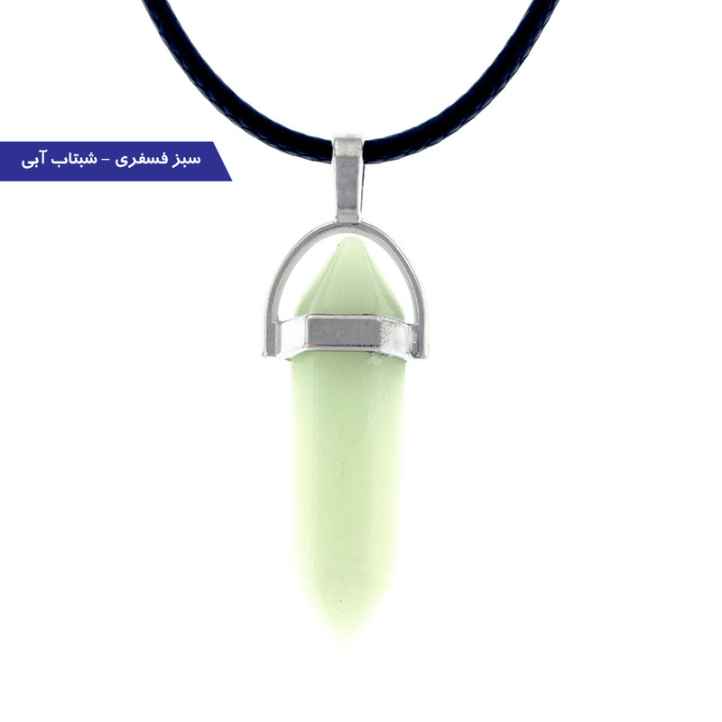 گردنبند برانت طرح شبتاب مدل کریستال سنگی