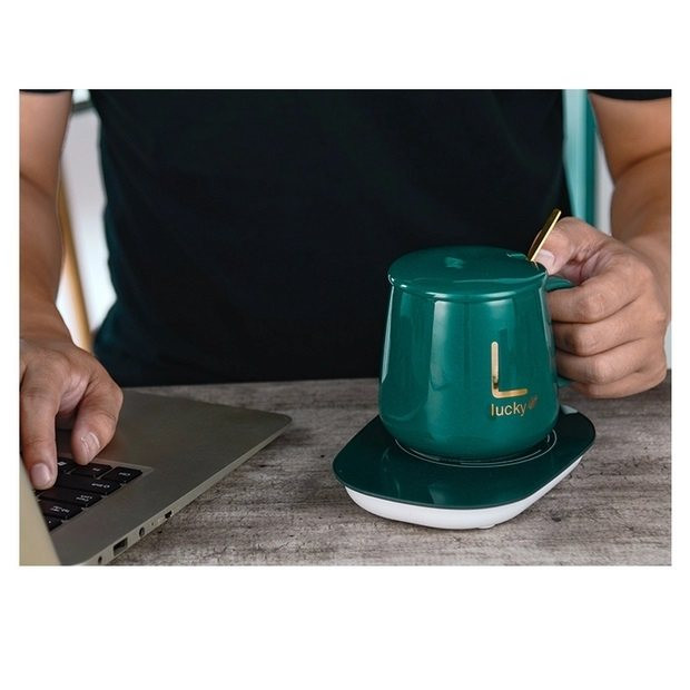 ماگ لاکی مدل Warmer Plus به همراه صفحه گرم کن برقی