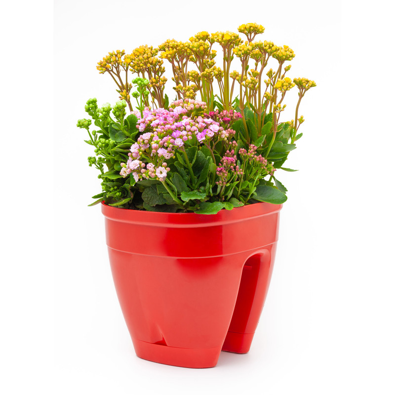 گلدان گل آذین مدل پلاستیکی نرده ای کد 642