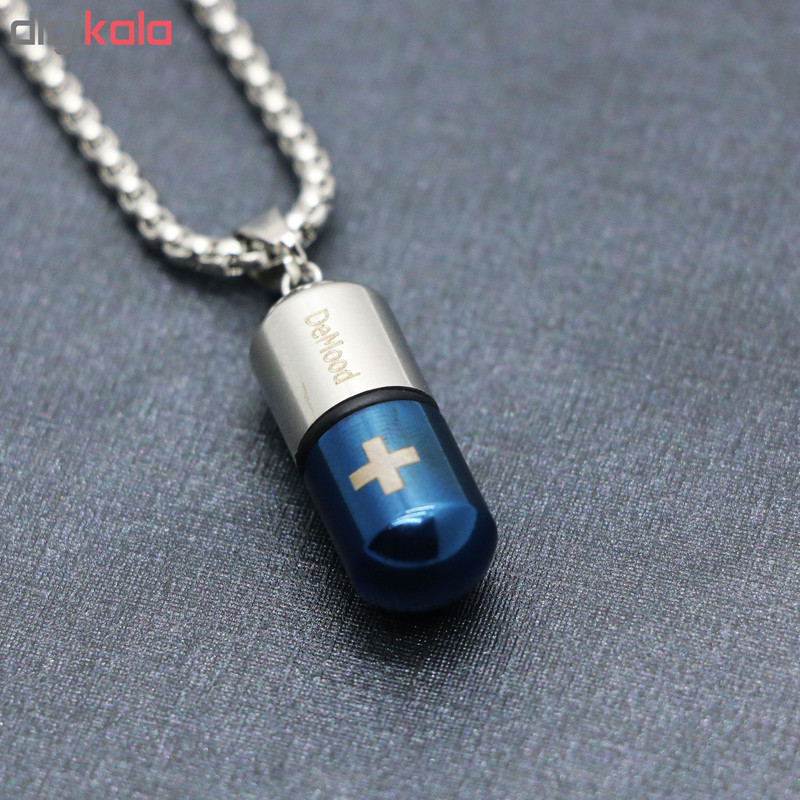 گردنبند مردانه طرح کپسول عشق کد gd02