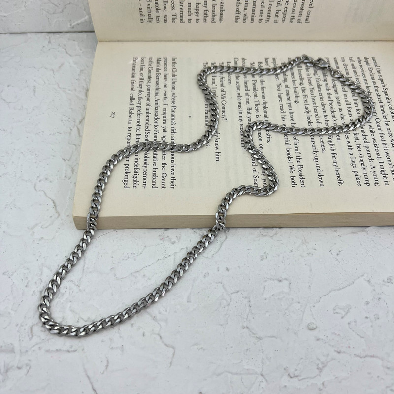 گردنبند مردانه مدل کارتی کد N4730