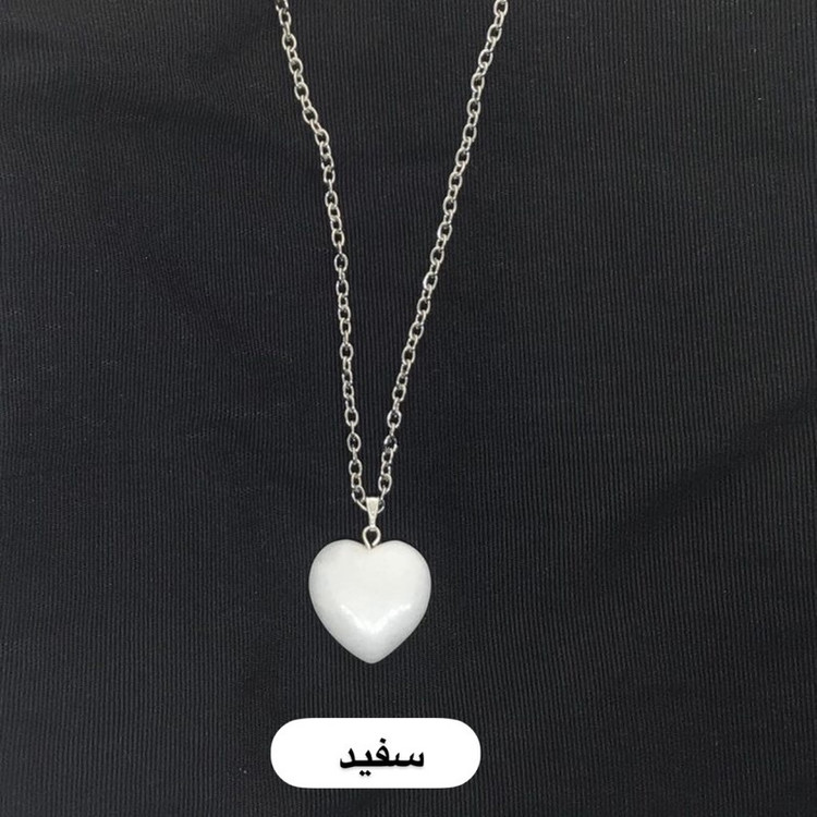 گردنبند زنانه مدل قلب کوارتز