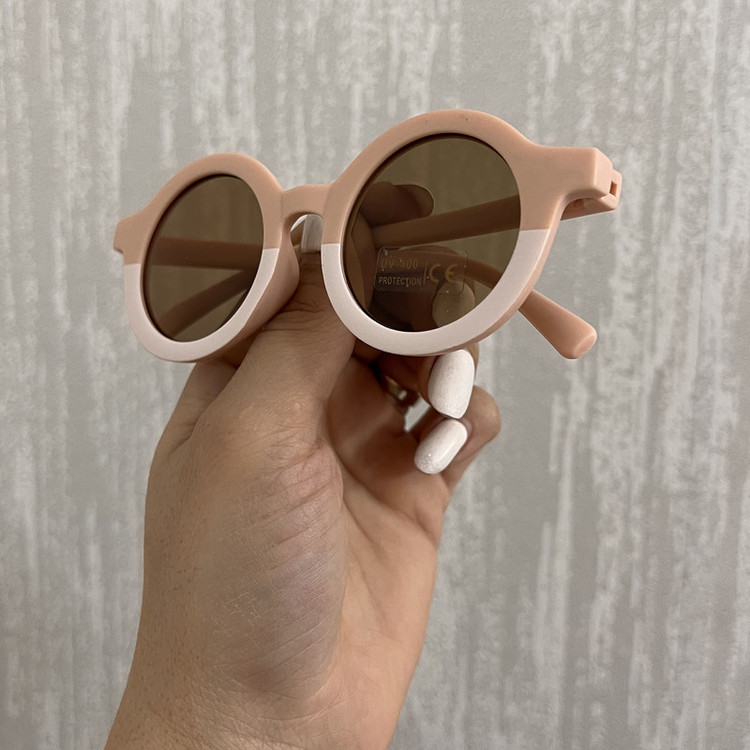 عینک آفتابی بچگانه مدل گرد فانتزی کد 2C WIT PIN