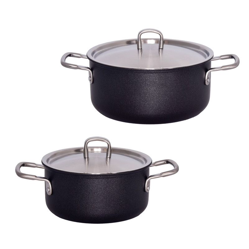 سرویس قابلمه و تابه گرانیتی 7 پارچه کرکماز کد 2960