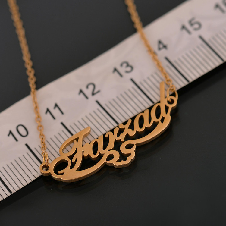 گردنبند زنانه طرح اسم فرزاد کد GA1162