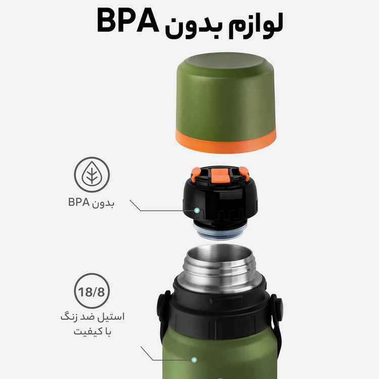 فلاسک سانتکو مدل GEILO گنجایش 1.2 لیتر