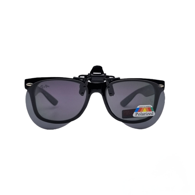کاور گیره دار عینک طبی خلبانی پلاریزه UV 400 مدل Pm1