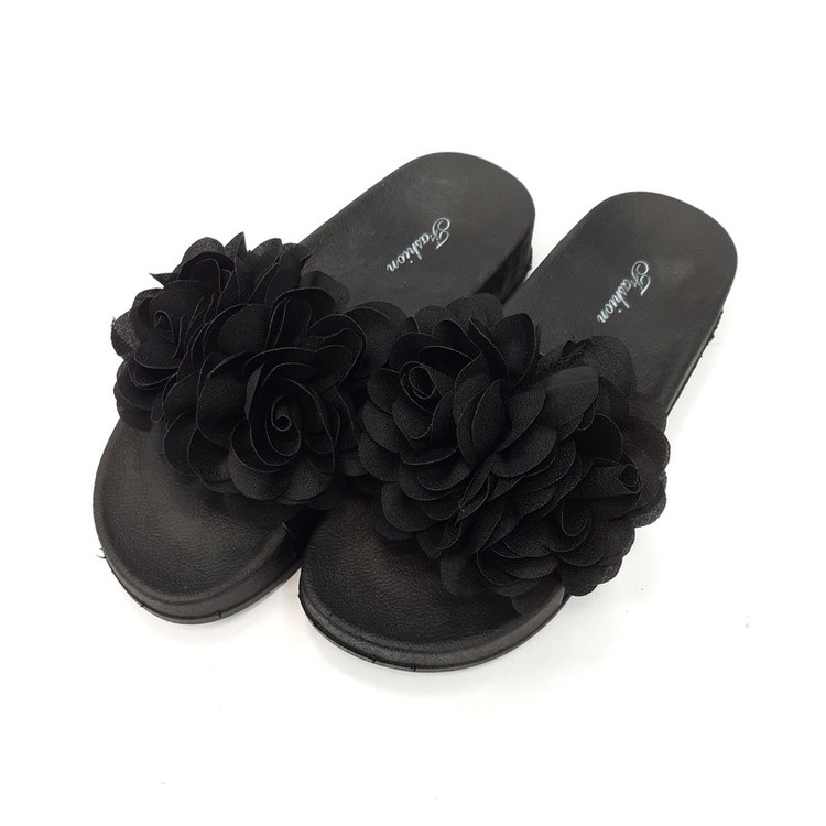 دمپایی زنانه نیکتا مدل L-030-Flower-Bl
