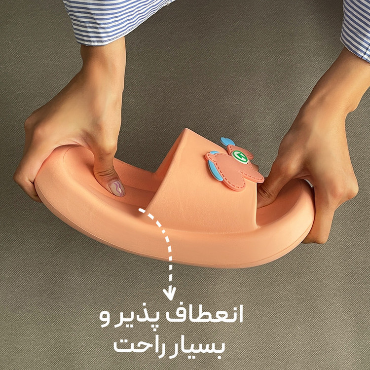 دمپایی زنانه پایون مدل اسب عروسکی کد 4121