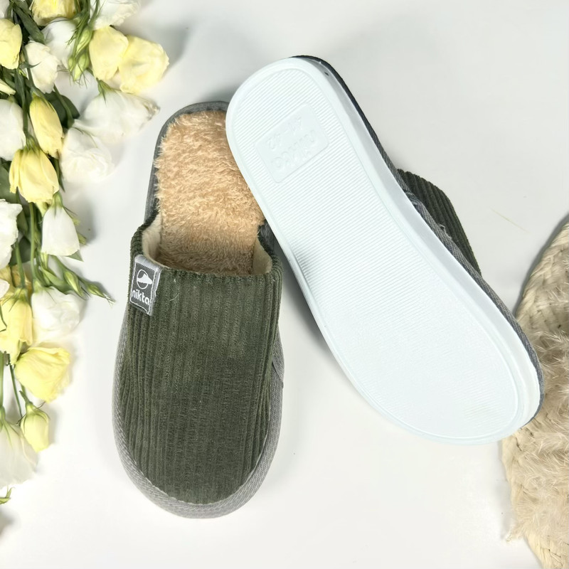 دمپایی حوله ای نیکتا مدل آوا کد Gr-04