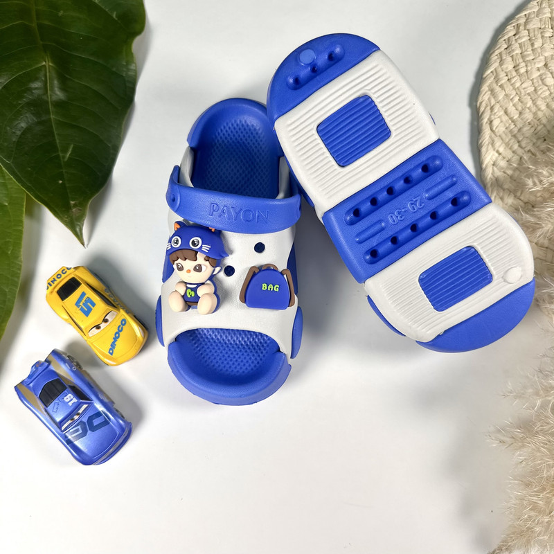 صندل پسرانه پایون مدل کاما کد Blu-02