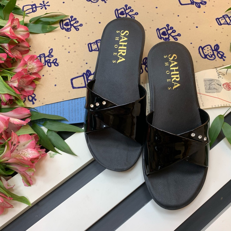 دمپایی زنانه صحرا مدل روژین کد Bl-01
