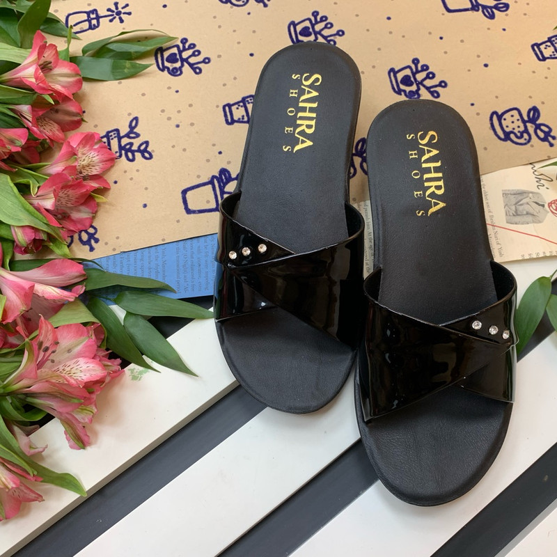 دمپایی زنانه صحرا مدل روژین کد Bl-01
