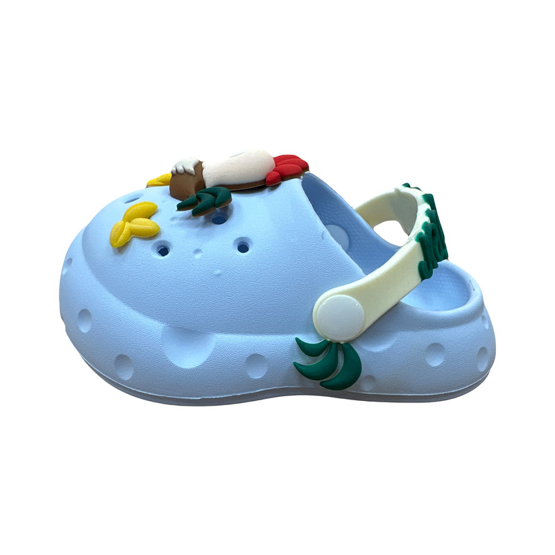 صندل دخترانه پایون مدل روستد کد Blu-01