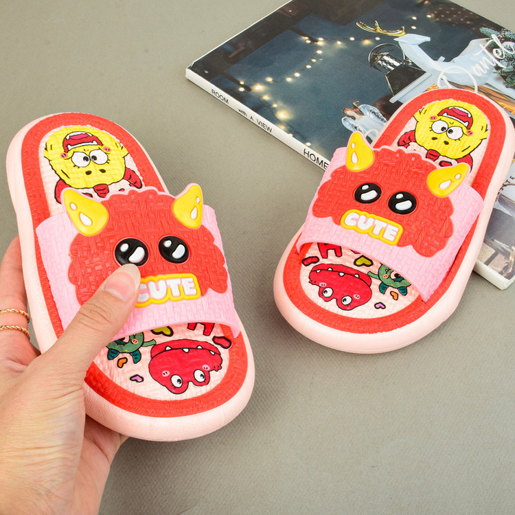 دمپایی پسرانه مدل CUTE MONSTER RD.3671