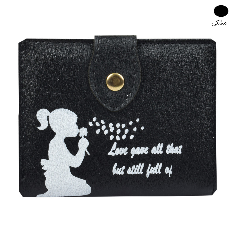 کیف پول زنانه مدل GIRL and FLOWER 8766