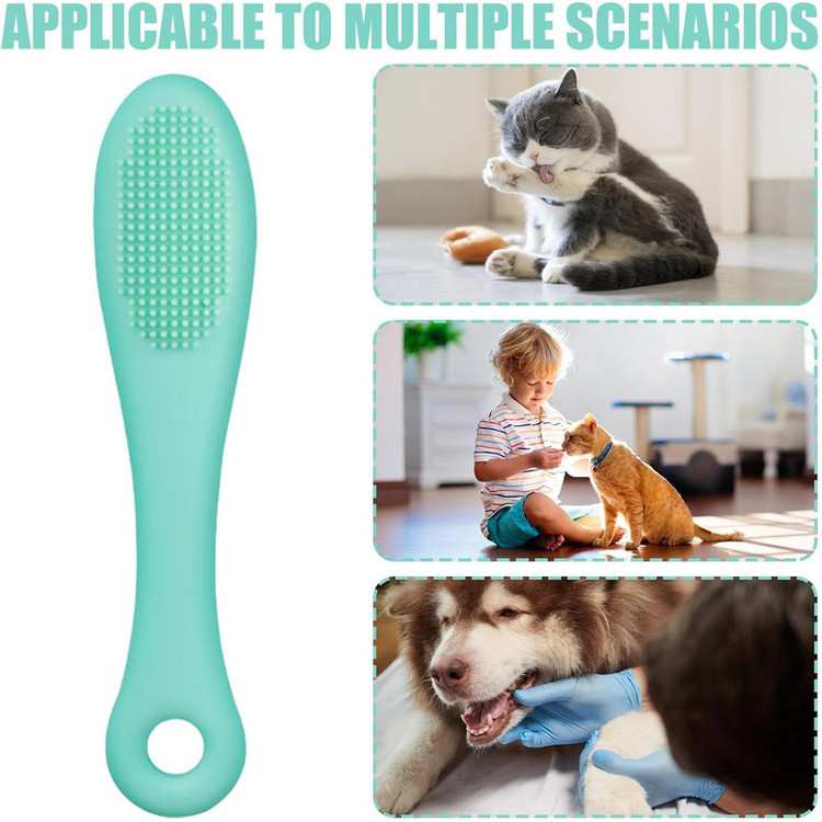 مسواک انگشتی سگ و گربه مدل Soft Brush سیلیکونی