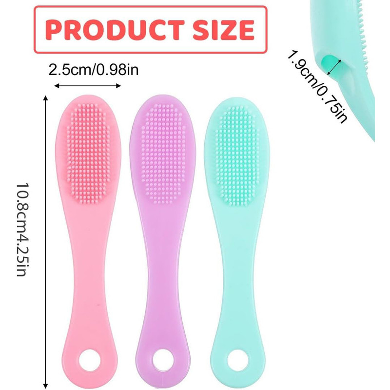 مسواک انگشتی سگ و گربه مدل Soft Brush سیلیکونی بسته 12 عددی