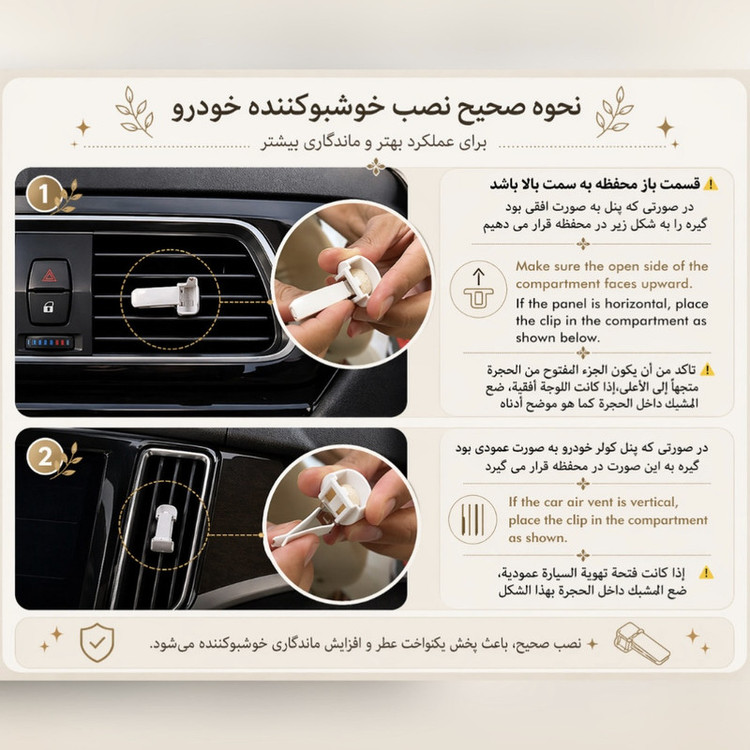 خوشبوکننده خودرو روزینکس مدل رز آبی با رایحه گل حجم ۳/۵ میلی لیتر