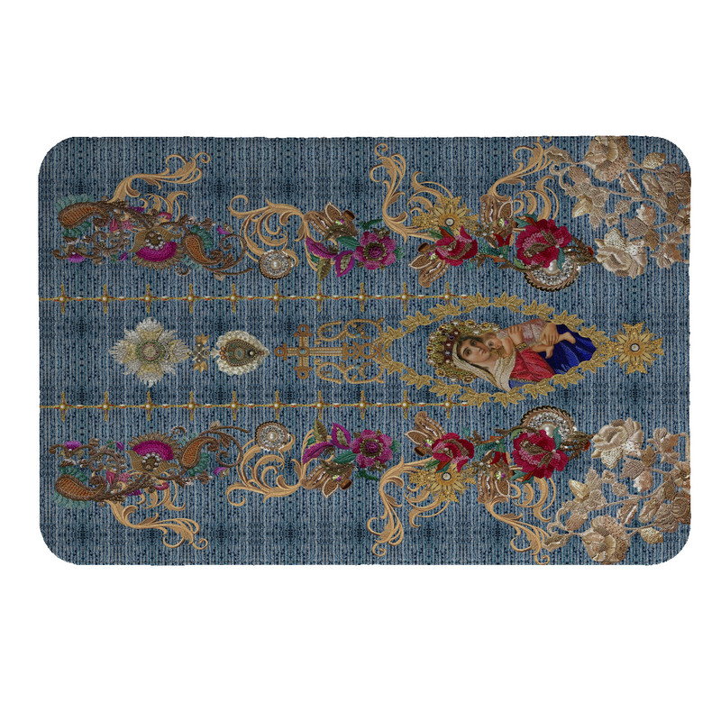 پادری طرح گل کد 5231 سایز 60 × 40 سانتیمتر