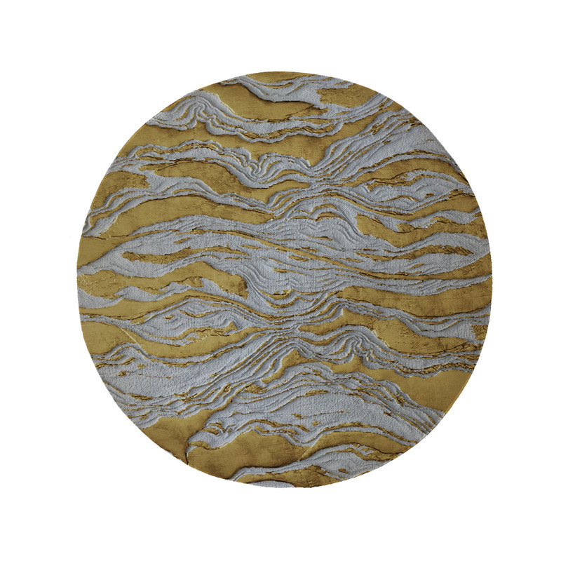 پادری مدل دایره طرح کلاسیک کد 8813 سایز 90 × 90 سانتی متر