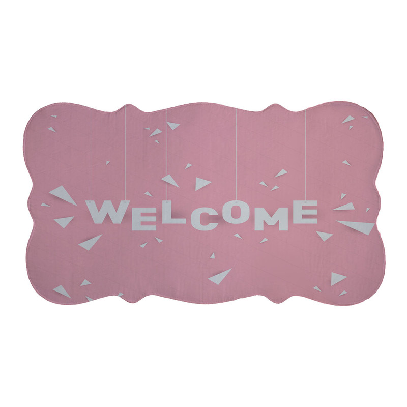 پادری مدل دالبر طرح WELCOME کد 8261 سایز 110×60 سانتی متر