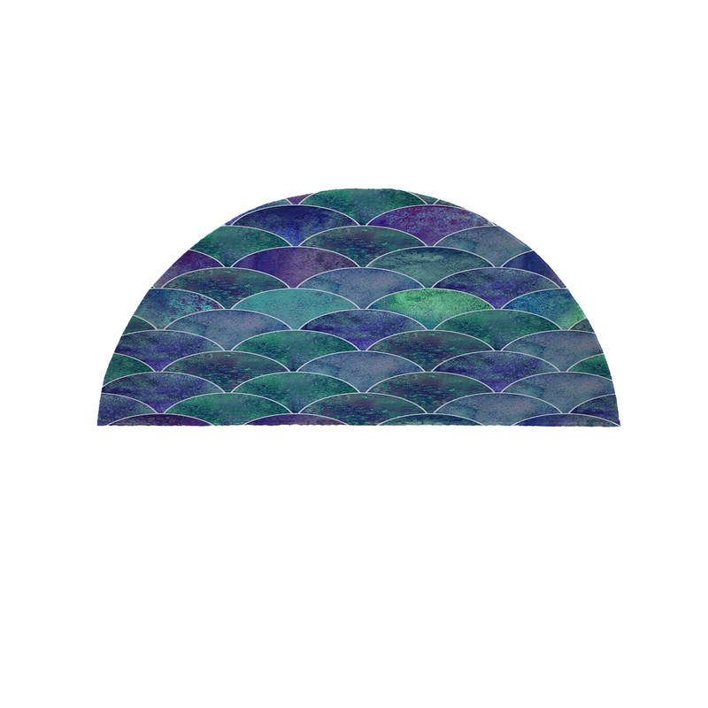 پادری مدل نیم دایره طرح کلاسیک کد 9190 سایز 90×45 سانتی متر