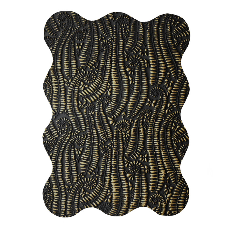 پادری مدل دالبر طرح کلاسیک کد 8855 سایز 80x110 سانتی متر