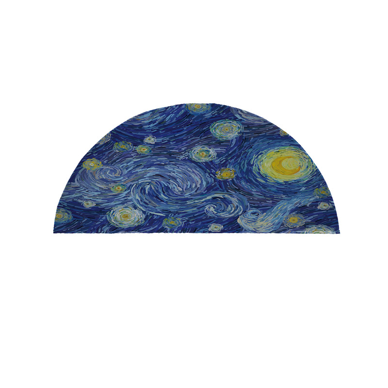 پادری مدل نیم دایره طرح ابروبادی کد 9194 سایز 90×45 سانتی متر