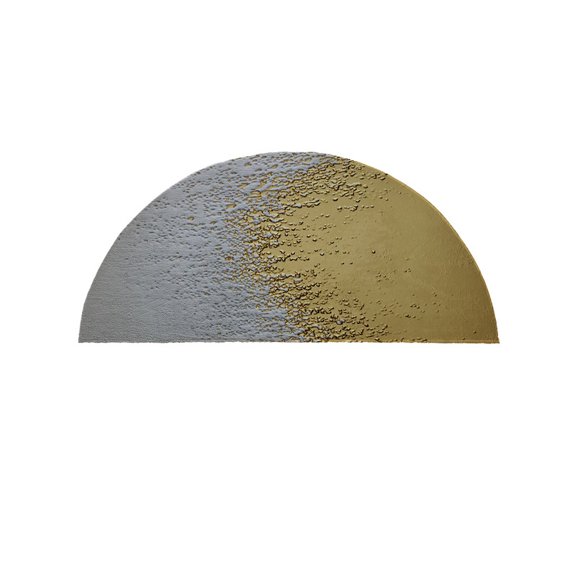 پادری مدل نیم دایره طرح کلاسیک کد 8774 سایز 90×45 سانتی متر