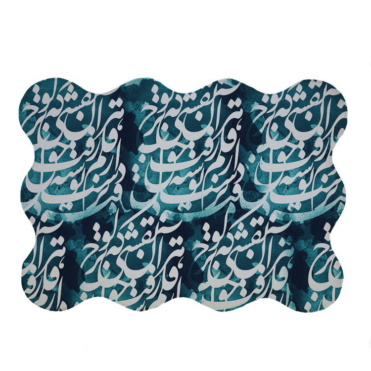 پادری مدل دالبر طرح نستعلیق کد 5261 سایز 80x110 سانتی متر