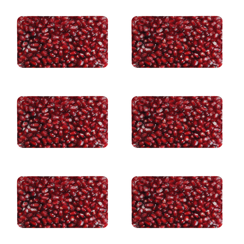 زیربشقابی طرح انار کد 8425 مجموعه 6 عددی