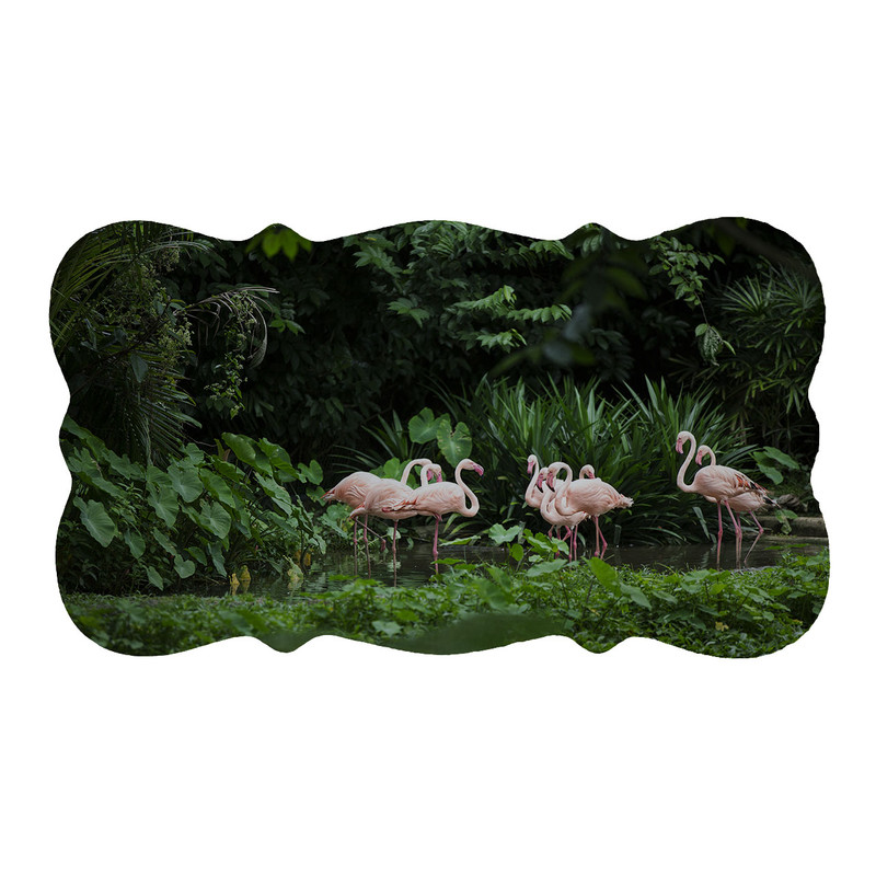پادری مدل دالبر طرح فلامینگو کد 6212 سایز 110×60 سانتی متر