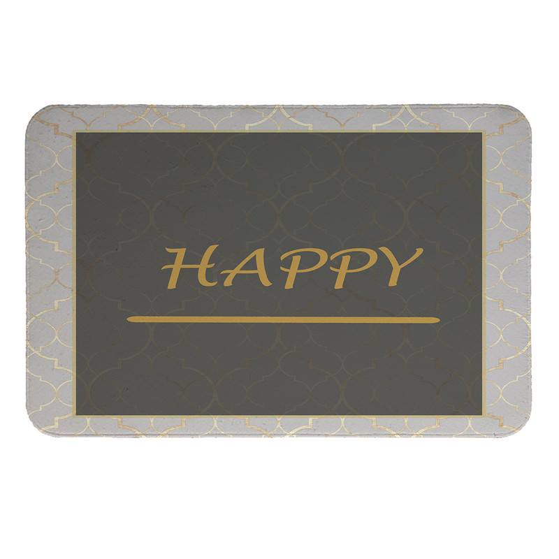 پادری  طرح Happy کد 8684 سایز 60×40 سانتی متر