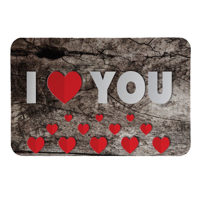 پادری طرح Love کد 6222 سایز 110× 80 سانتی متر