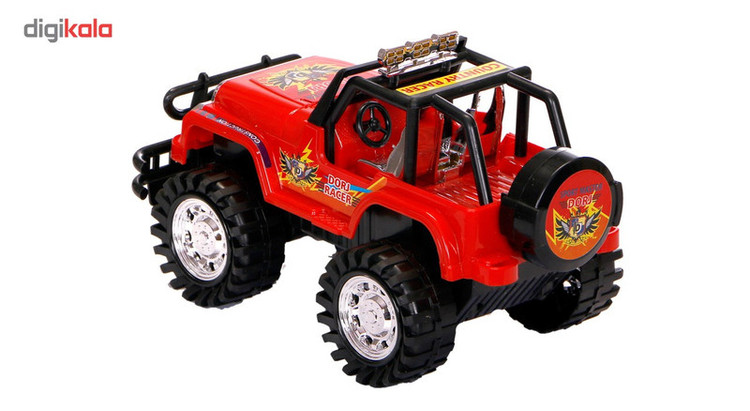 ماشین بازی درج مدلJeep طرح RED OFFROAD