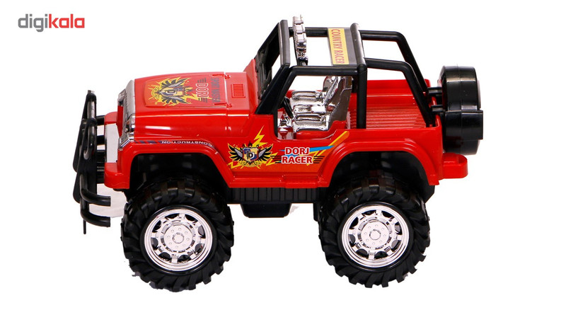 ماشین بازی درج مدلJeep طرح RED OFFROAD