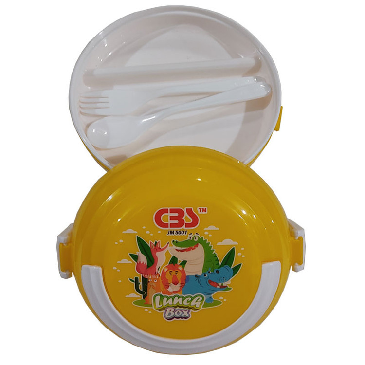 ظرف غذای کودک سی بی اس طرح حیوانات جنگل کد JM5001