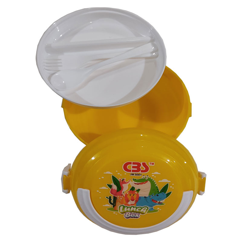 ظرف غذای کودک سی بی اس طرح حیوانات جنگل کد JM5001