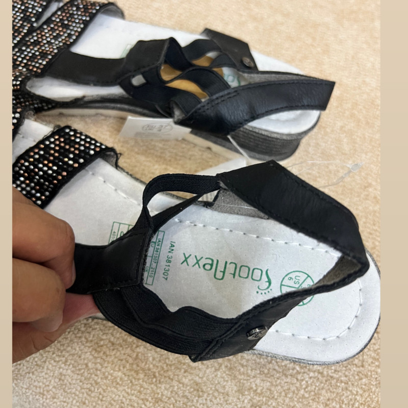 صندل زنانه طبی پاشنه دار لژدار فوت فلکس مدل G670
