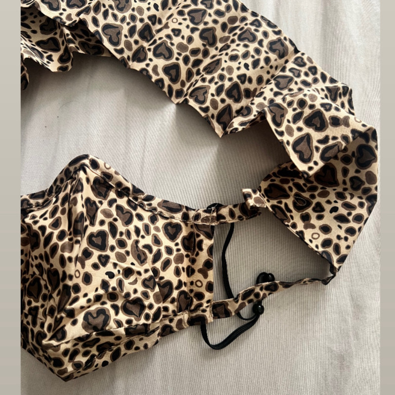 ماسک پارچه ای دو لایه آی ام مدل هدبندی بسته 2 عددی