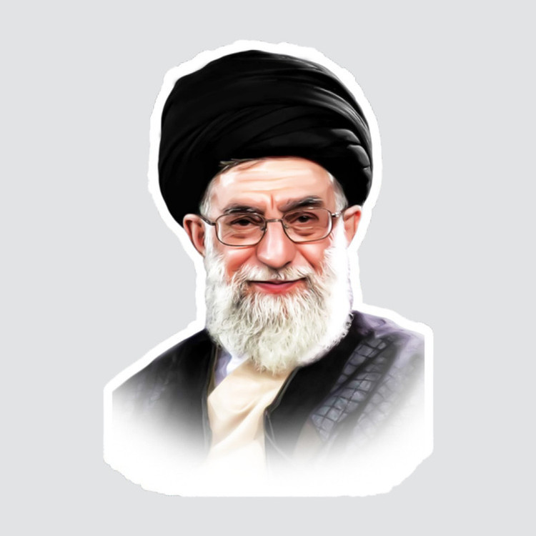 استیکر لپ تاپ پیکسل میکسل مدل رهبری آیت الله خامنه ای مجموعه 4 عددی