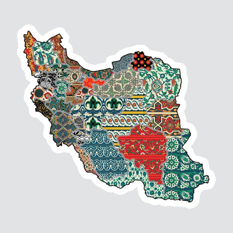 استیکر لپ تاپ پیکسل میکسل مدل نوستالژی تاکسی تهران مجموعه 6 عددی