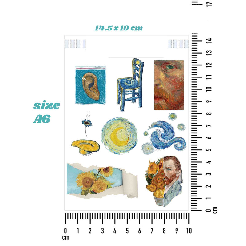 استیکر لپ تاپ طرح ونسان ونگوک کد 01