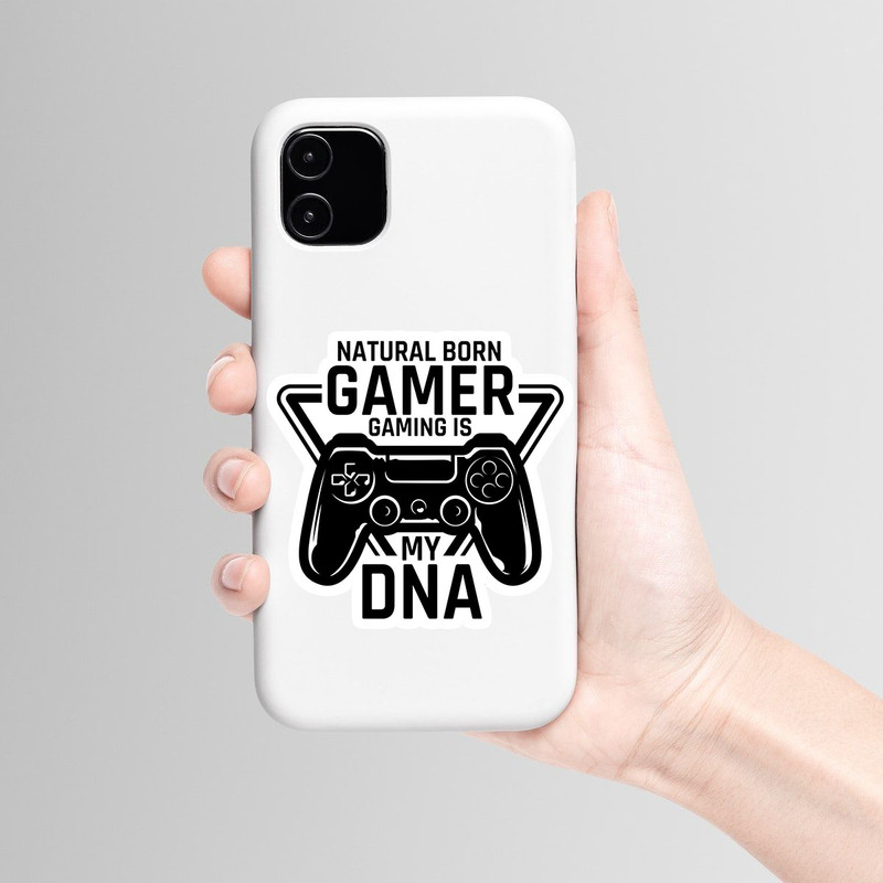 استیکر لپ تاپ و موبایل بووم طرح گیمینگ مدل DNA کد ER11