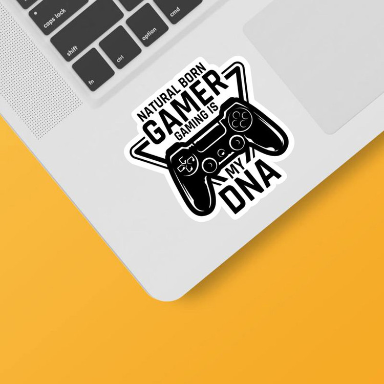 استیکر لپ تاپ و موبایل بووم طرح گیمینگ مدل DNA کد ER11
